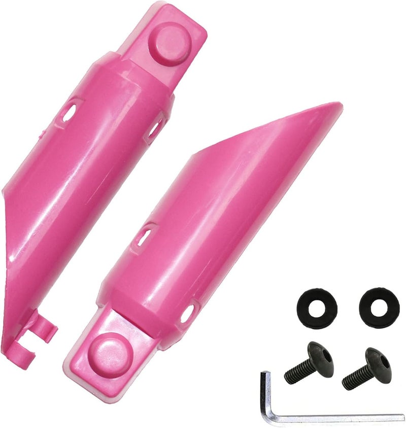 PRO BAT Front Fork Guard Suspension Cover Plastic Fender for CRF50 XR50 Dirt Pit Bike (Pink) - Image 1